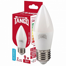 Лампа светодиодная Tango 9W E27 свеча 6500К 220V