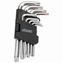 Набор ключей имбусовых torx cr-v 1,5-10 мм 90506 