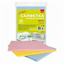 Салфетка д/уборки 3 шт вискозные ЭКОНОМ (30см*30см)