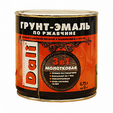 Грунт-эмаль по ржавчине молотковая Медный 0,75л Dali 
