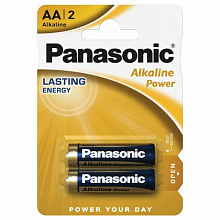 Батарейка PANASONIC LR6 (AA) Alkaline 1.5B бл/2