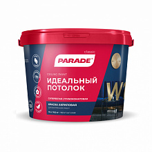 ВД Парад W1 Для потолков белая матовая 10л 