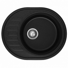 Мойка NOVELL гранит D612*494мм Аврора обсидиан (+сифон)