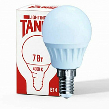 Лампа светодиодная Tango 7W E14 шарик 4000К 220V