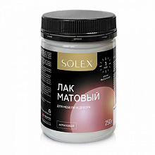 Лак матовый для мебели SOLEX 0,25 л 
