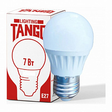 Лампа светод Tango 7W Е27 шарик 6500К 220V