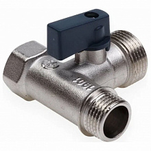Кран 3-х проходной шаровый 1/2*3/4*1/2 гшш д/стиральных машин Aqualink