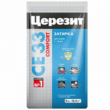 Затирка CERESIT CE 33/5кг белый