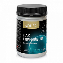 Лак глянцевый для мебели SOLEX 0,25 л 