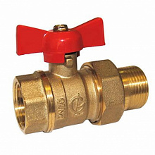 Кран шаровой 3/4" американка бабочка 11Б27П1 Стандарт 232 ГАЛЛОП