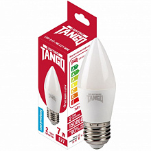 Лампа светодиодная Tango 7W E27  свеча 6500K 220V 