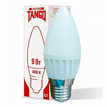 Лампа светод Tango 9W E27 свеча 4000К 220V