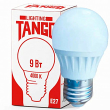 Лампа светод Tango 9W E27 шарик 4000К 220V