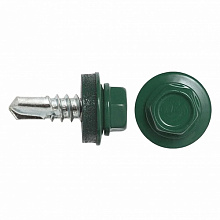 Саморез кровельные RAL-6005 ZP 5.5*19 зеленый мох
