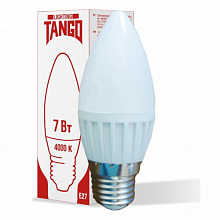 Лампа светодиодная Tango 7W E27  свеча 4000K 220V 