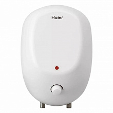 Водонагреватель Haier ES8Q-1/8л над раковиной.