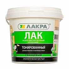 Лак Лакра тонированный ВД Бесцветный 0,9 кг