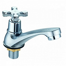 Смеситель GLAUF/Solone раковина МОНО, керам 1/2", гайка, JIK15-A102-A